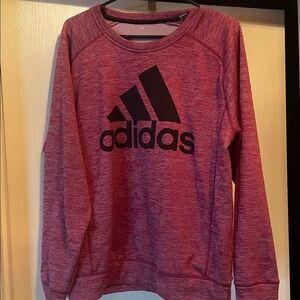 Adidas Maroon Sweatshirt with Black Logo